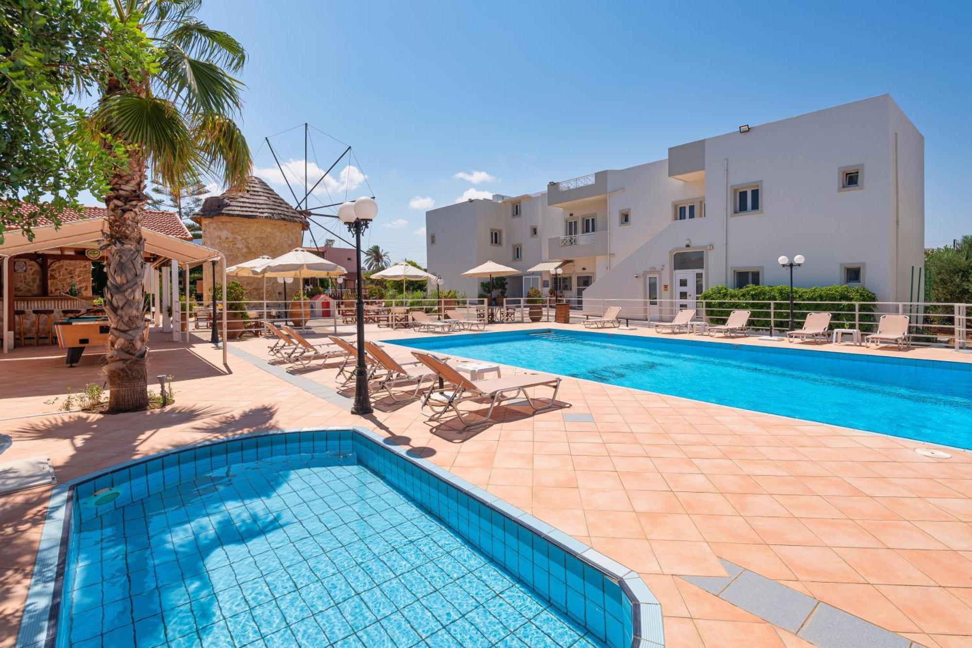 Mylos Apartments Anissaras 헐소니소스 외부 사진